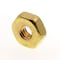 Prime-Line Machine Screw Nut, #4-40, Brass, Brass, 50 PK 9073945 - alternate 1